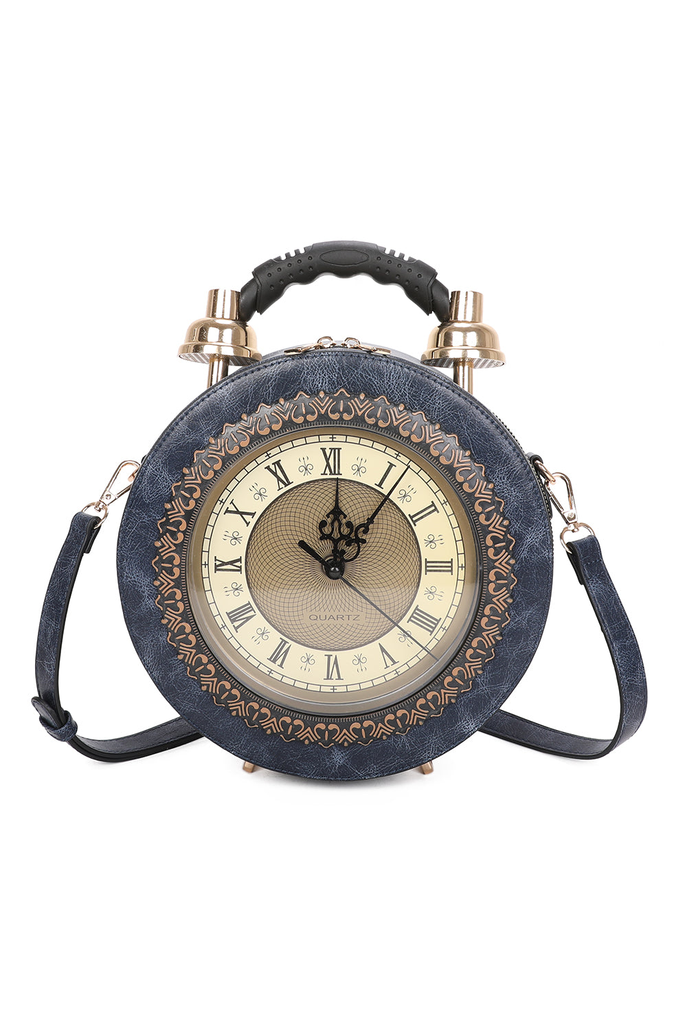 Clock PU Shoulder bag