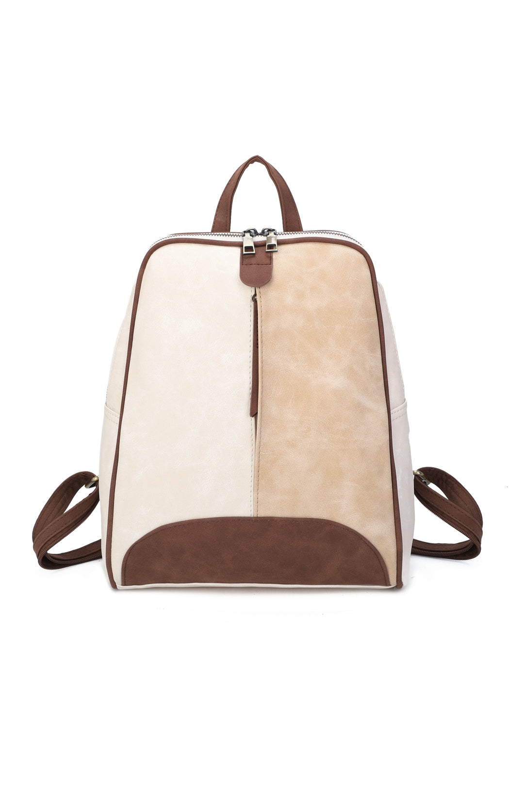 Zivaro Multi-Color Suede Leather Backpack - RW240456