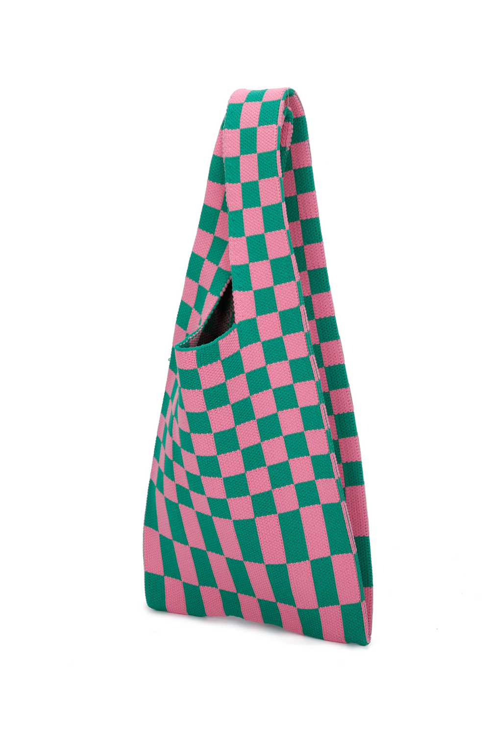 Checkered Reusable Shopping Tote Bag