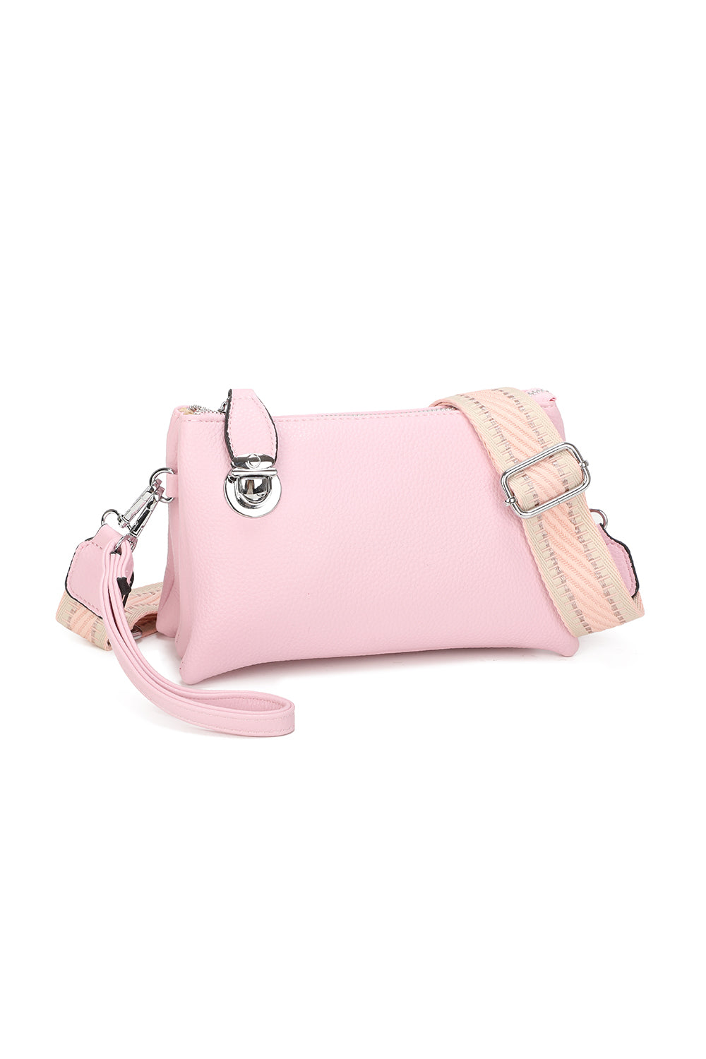 Lunaris Triple Compartment Crossbody Bag With A Fixed Lock - RM250612