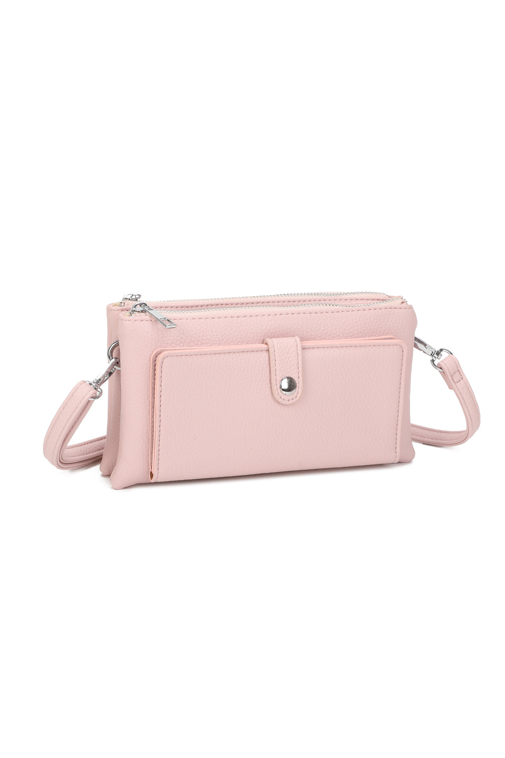 Evia PU Leather Double Compartment Crossbody Wallet Bag - RM250501