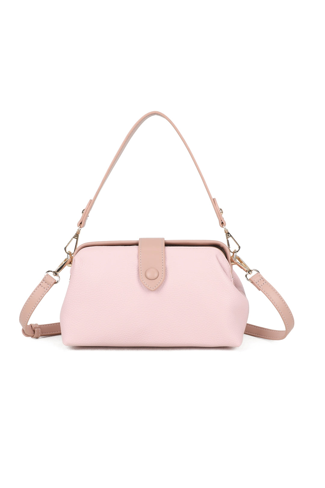 Elira PU Leather Top Handle Crossbody Vanity Hobo Bag - RJ221033