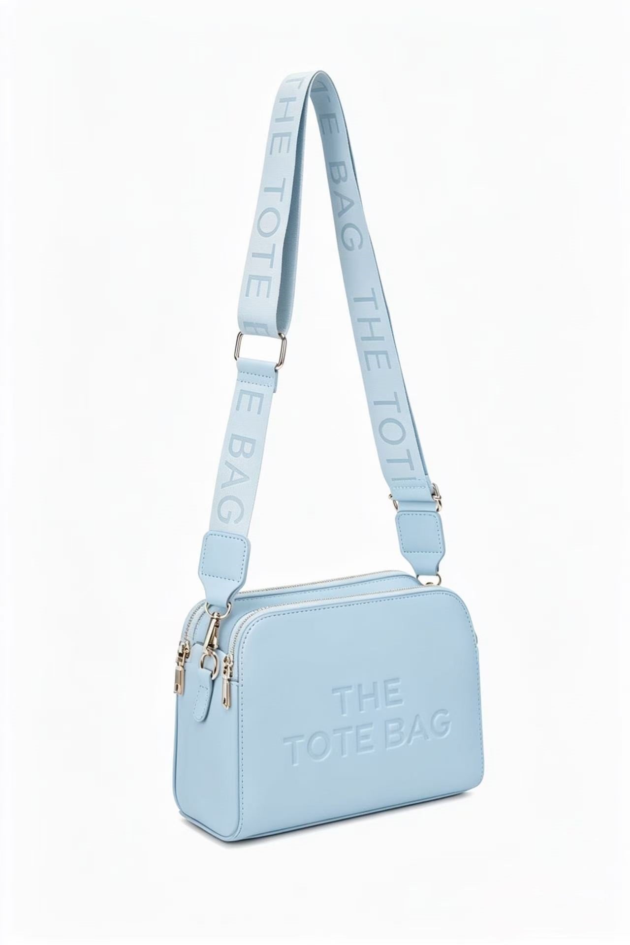 Verity Three Zipped Sections Triple Compartments Crossbody Tote Bag - RM230417