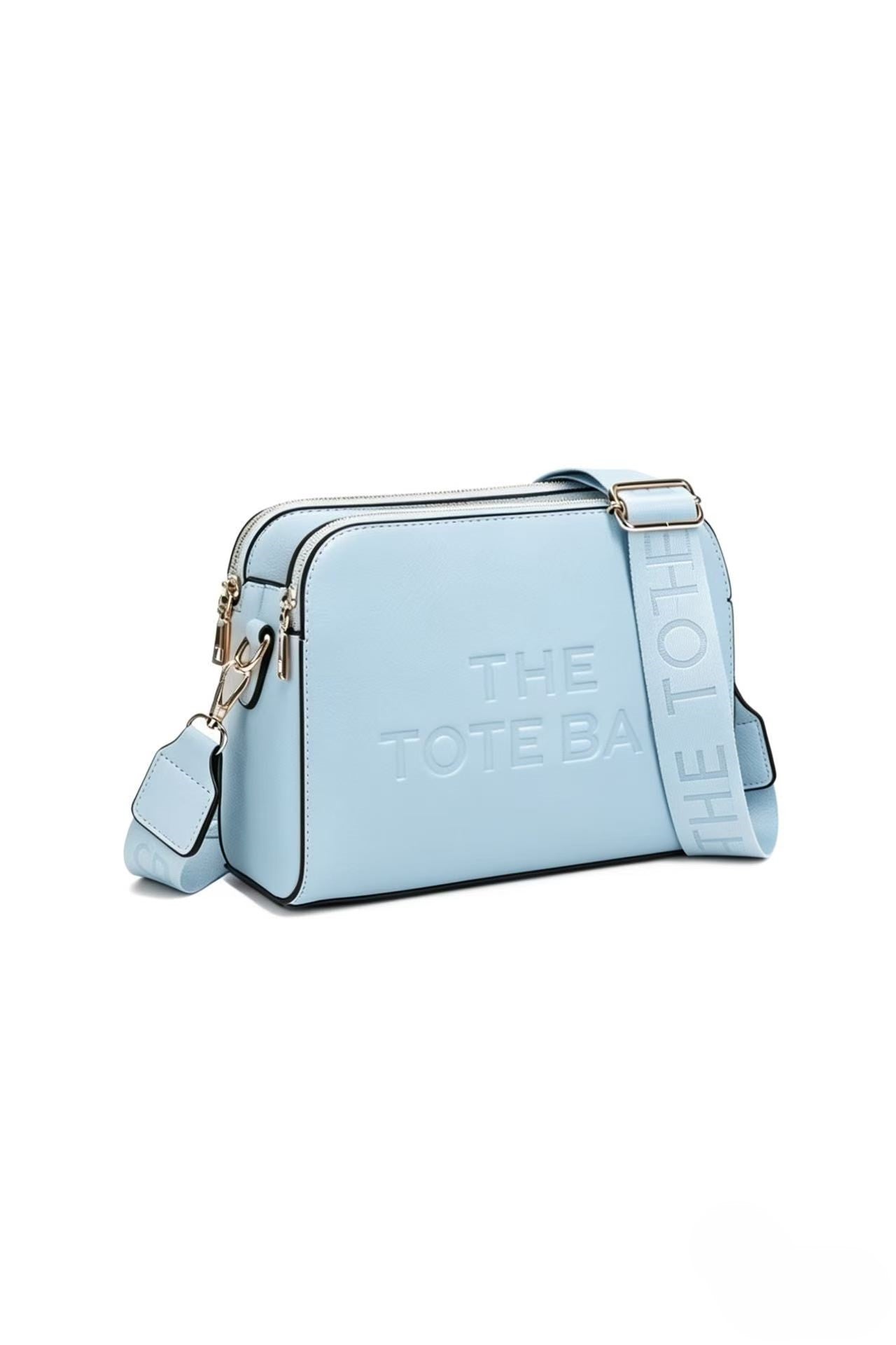 Verity Three Zipped Sections Triple Compartments Crossbody Tote Bag - RM230417