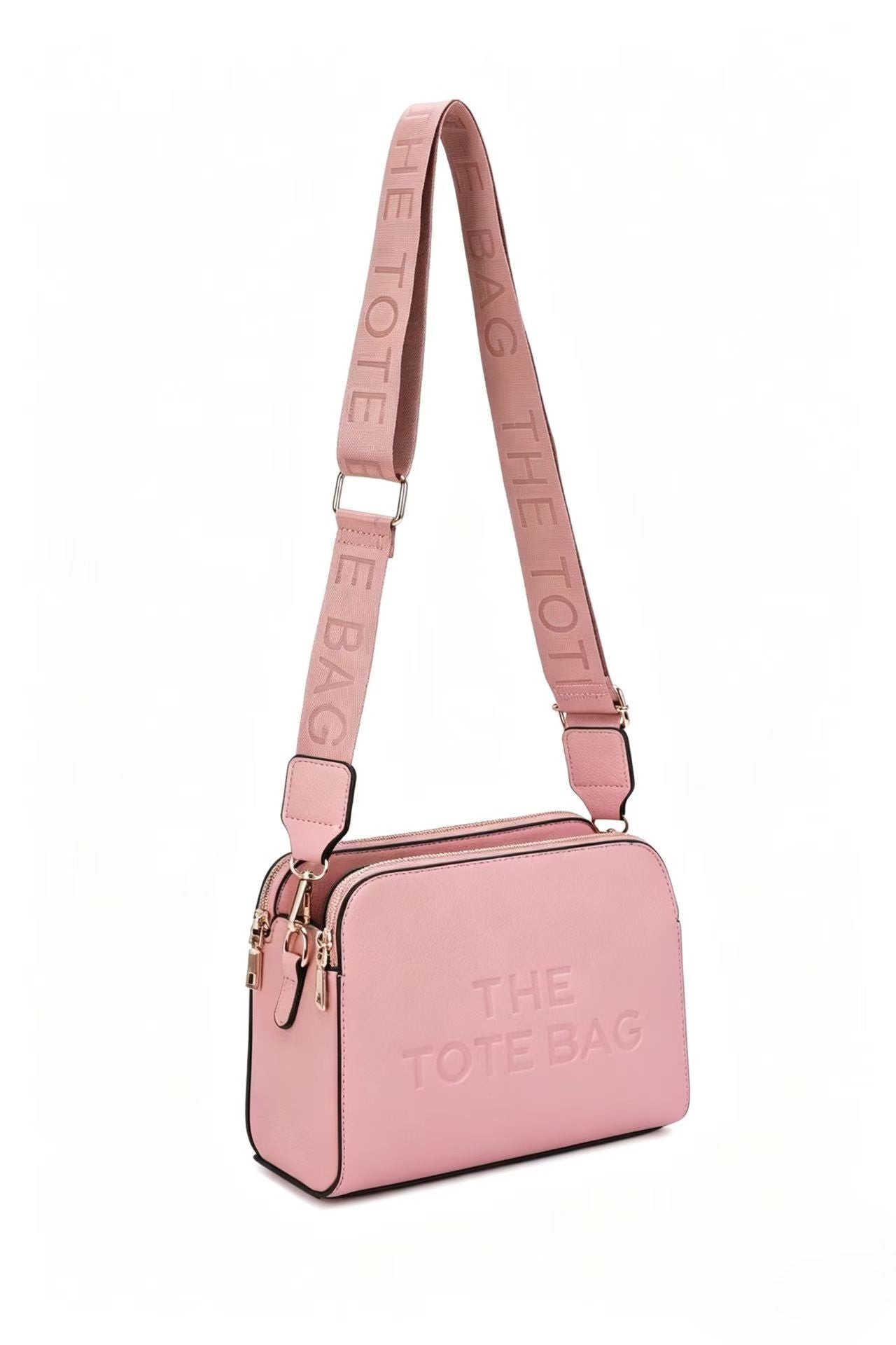 Verity Three Zipped Sections Triple Compartments Crossbody Tote Bag - RM230417