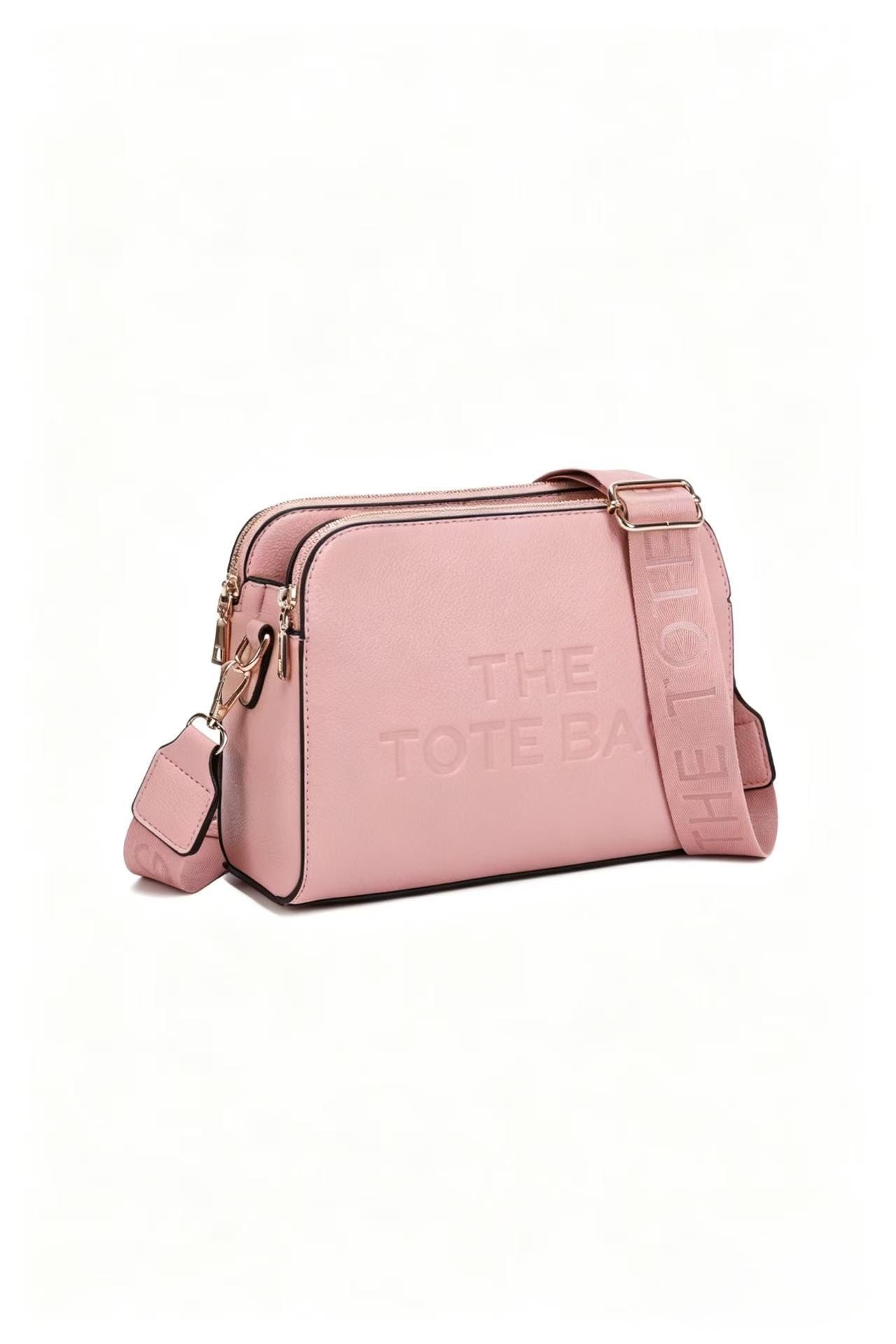 Verity Three Zipped Sections Triple Compartments Crossbody Tote Bag - RM230417