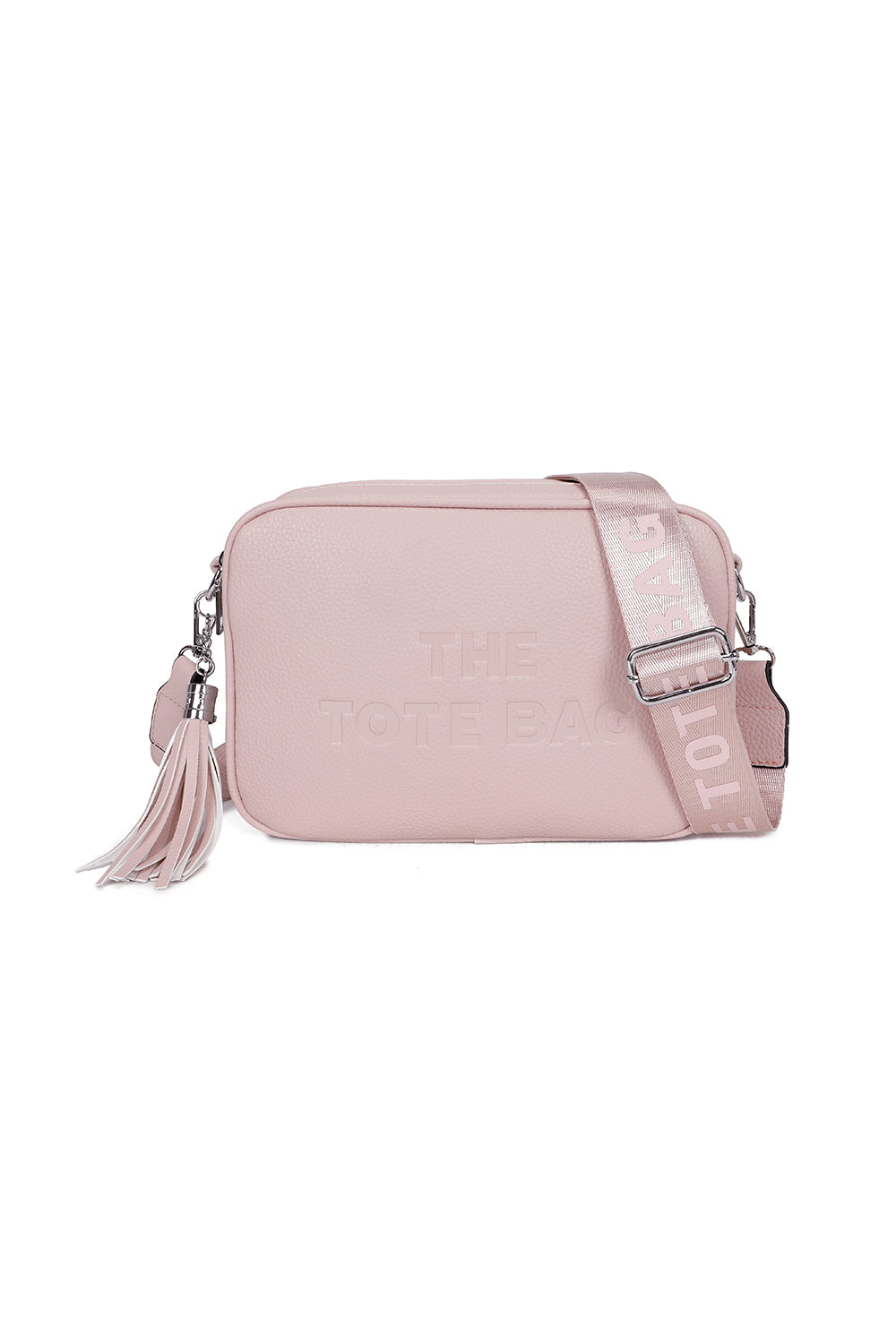 Korrae PU Leather Tassel Strap Crossbody Tote Bag - RB241035