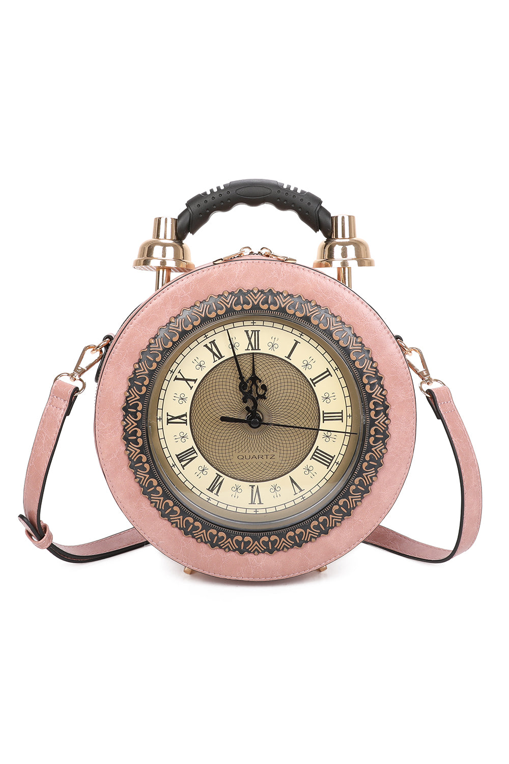 Clock PU Shoulder bag