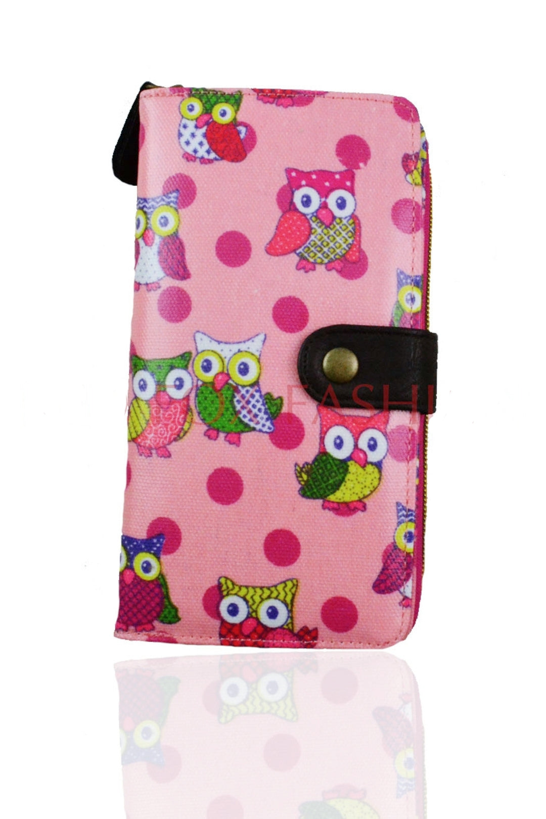 Owl Polka Dot Printed Waterproof Wallet - K2 - Owl - PD