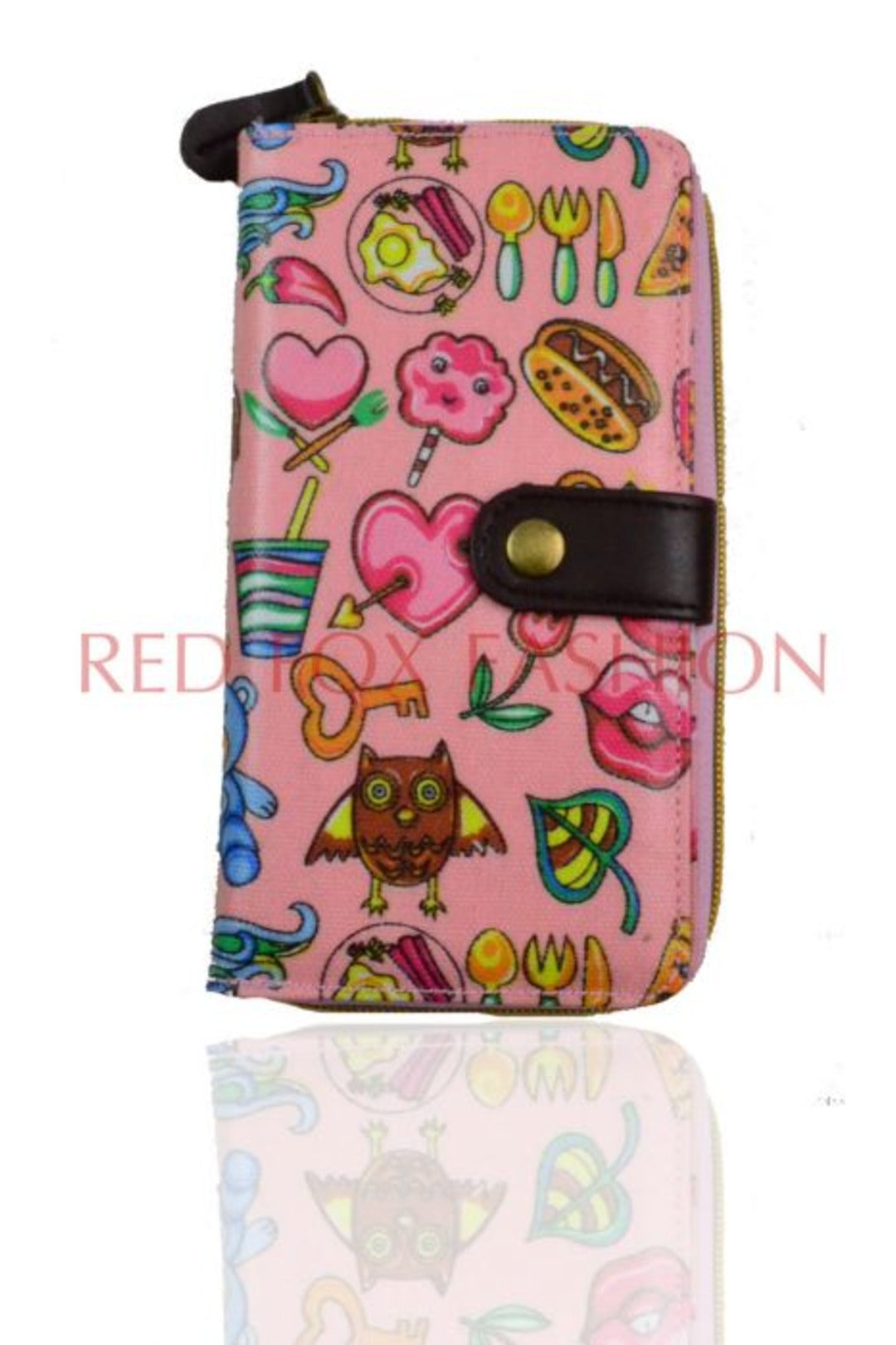 Fun Doodle PU Leather Pocket Wallet - K2 -E1
