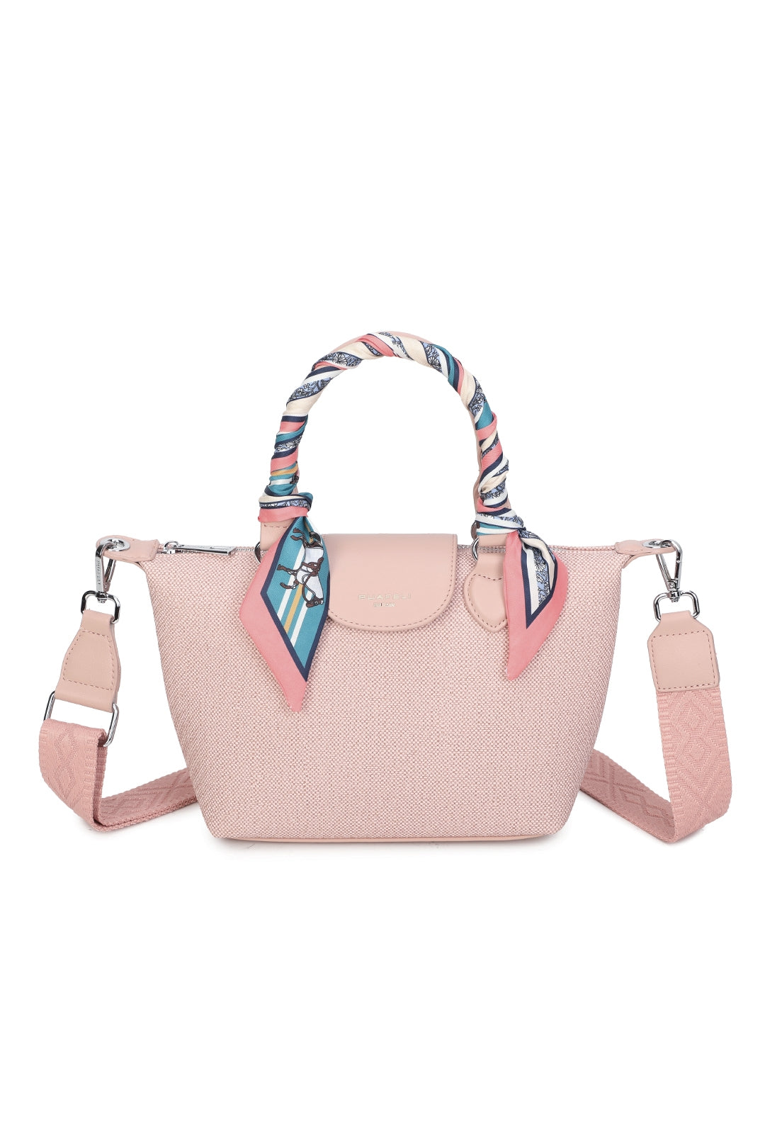 Ardenelle Large Shoulder Scarf Wrapped Top Handle Bag - RY250967