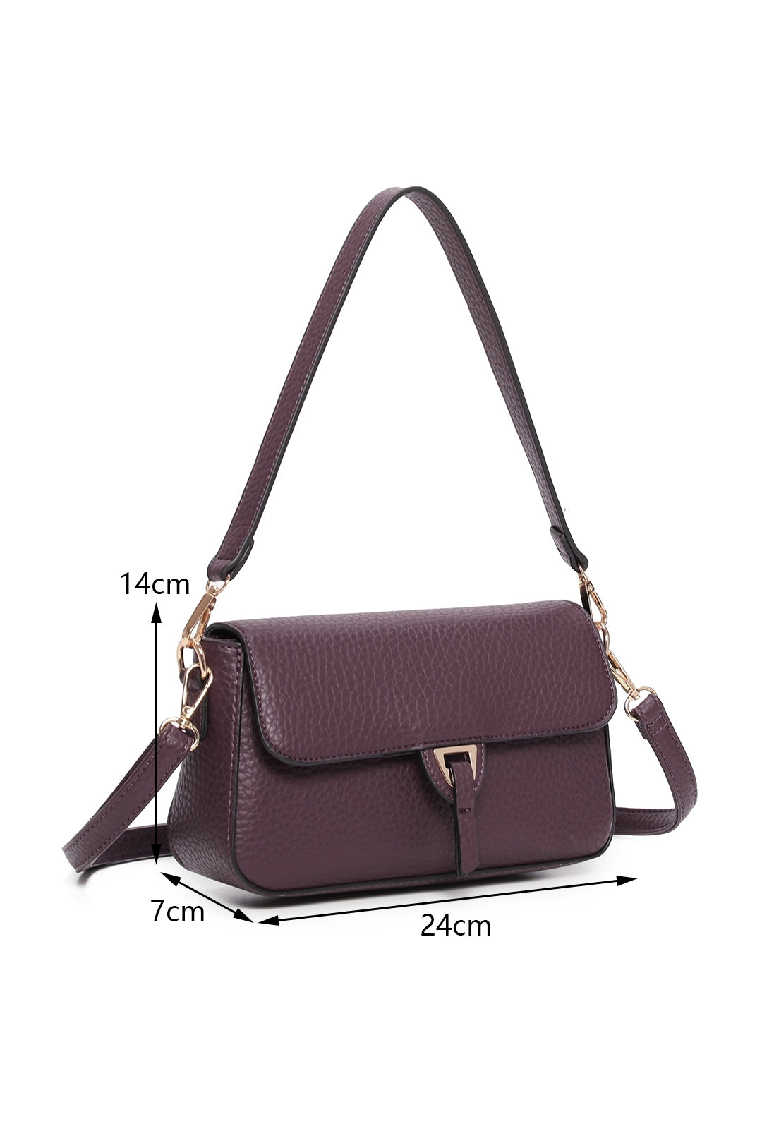 Vespera Classic PU Leather Shoulder Bag - RB260515