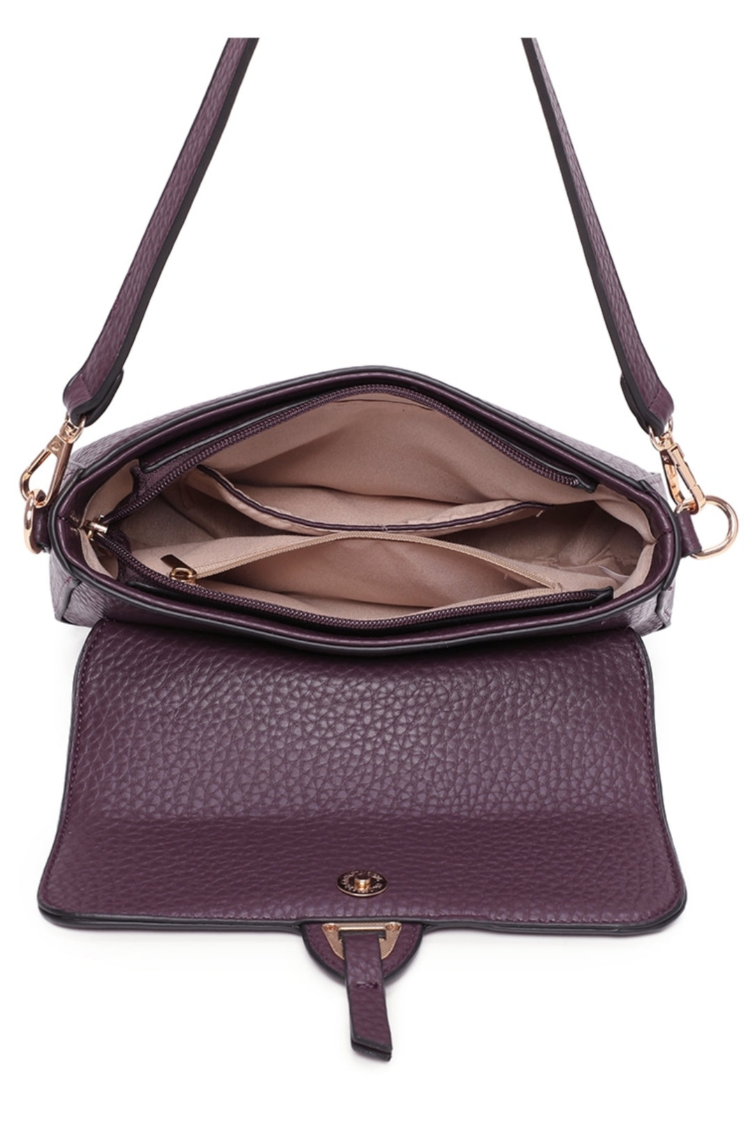 Vespera Classic PU Leather Shoulder Bag - RB260515