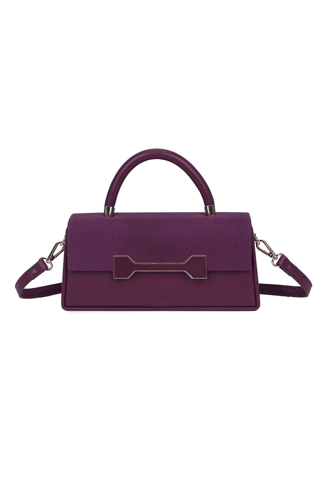 Delphine PU Leathe Top Handle Crossbody Bag - RY260537