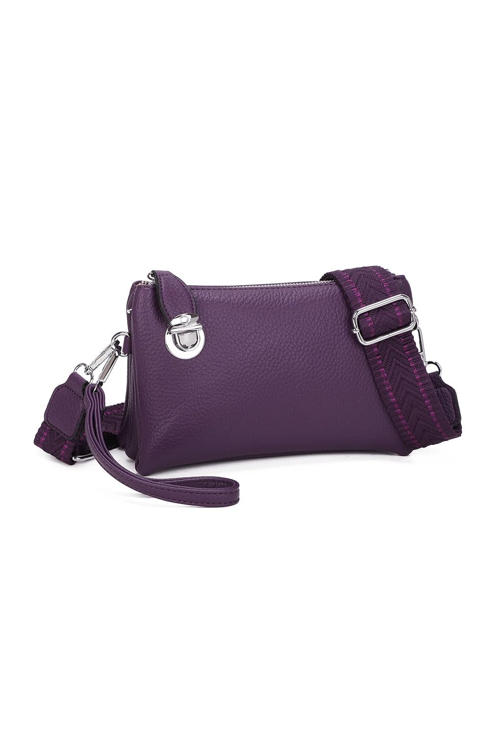 Lunaris Triple Compartment Crossbody Bag With A Fixed Lock - RM250612
