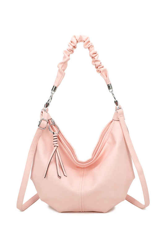 Quinn PU Leather Hobo Shoulder Bag