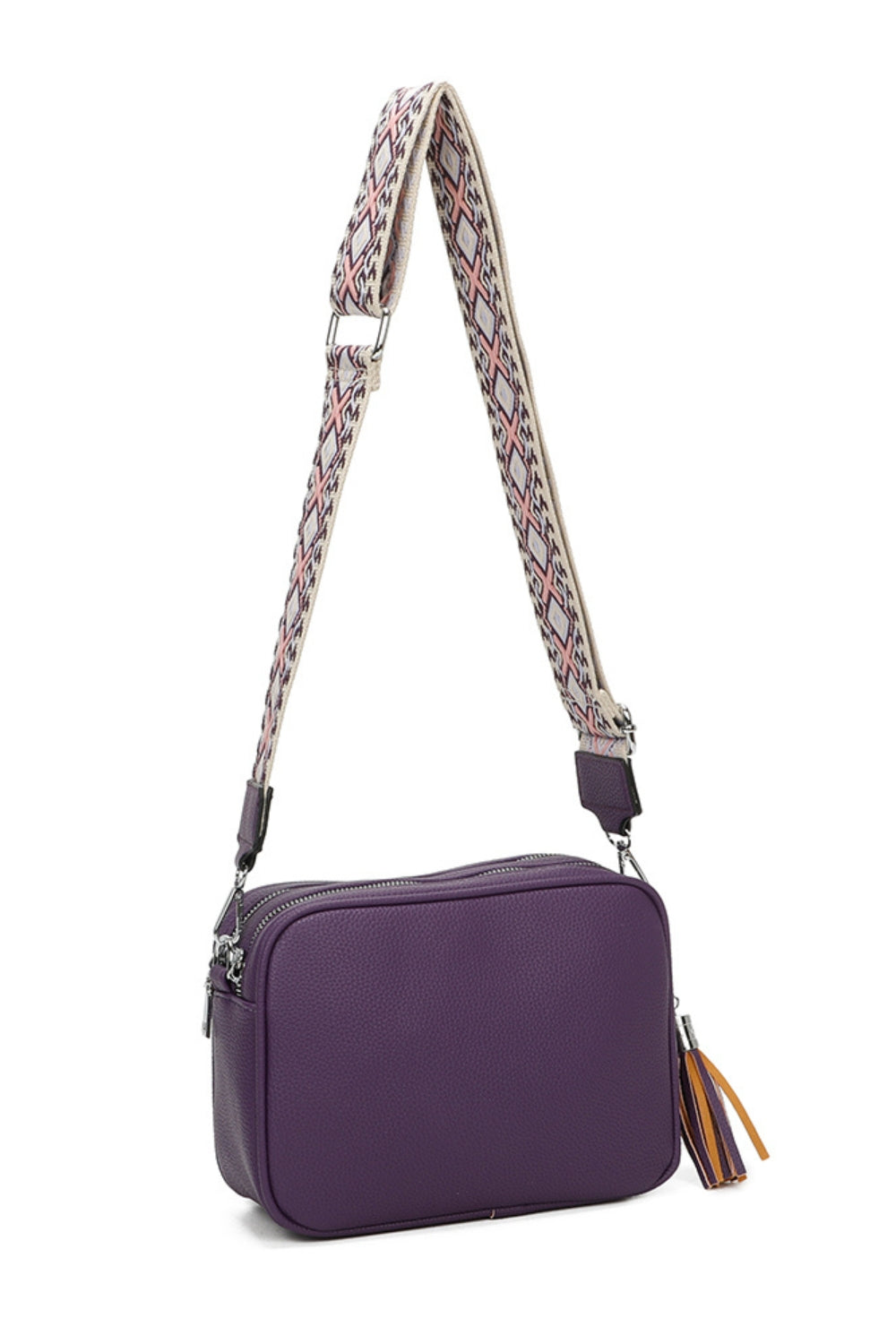 Tassol Crossbody Bag with Canvas Strap