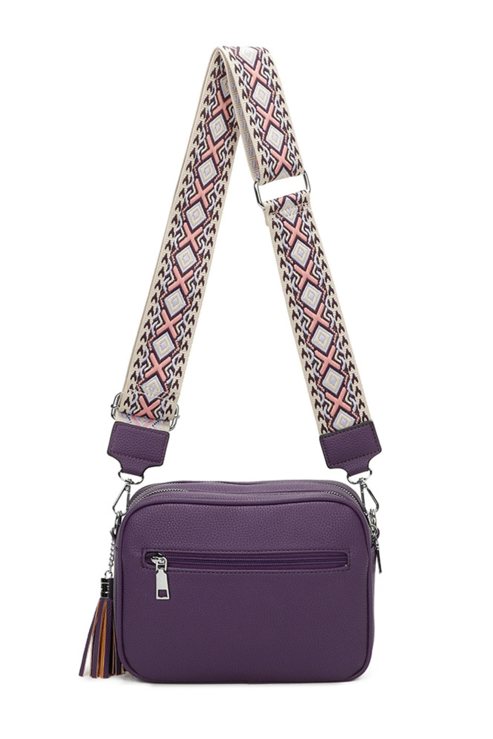 Tassol Crossbody Bag with Canvas Strap