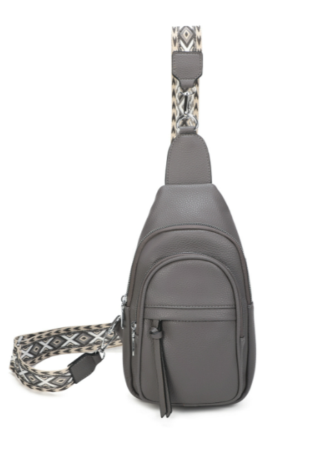 Dohara Dual Compartment PU Crossbody Sling Bag (RB230928)