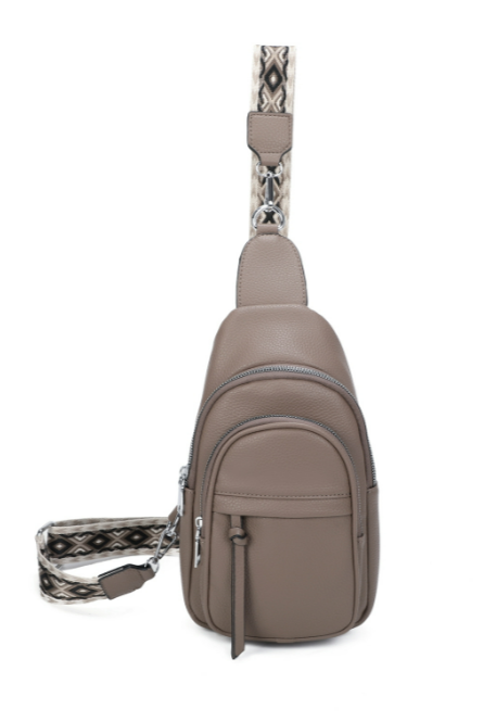 Dohara Dual Compartment PU Crossbody Sling Bag (RB230928)