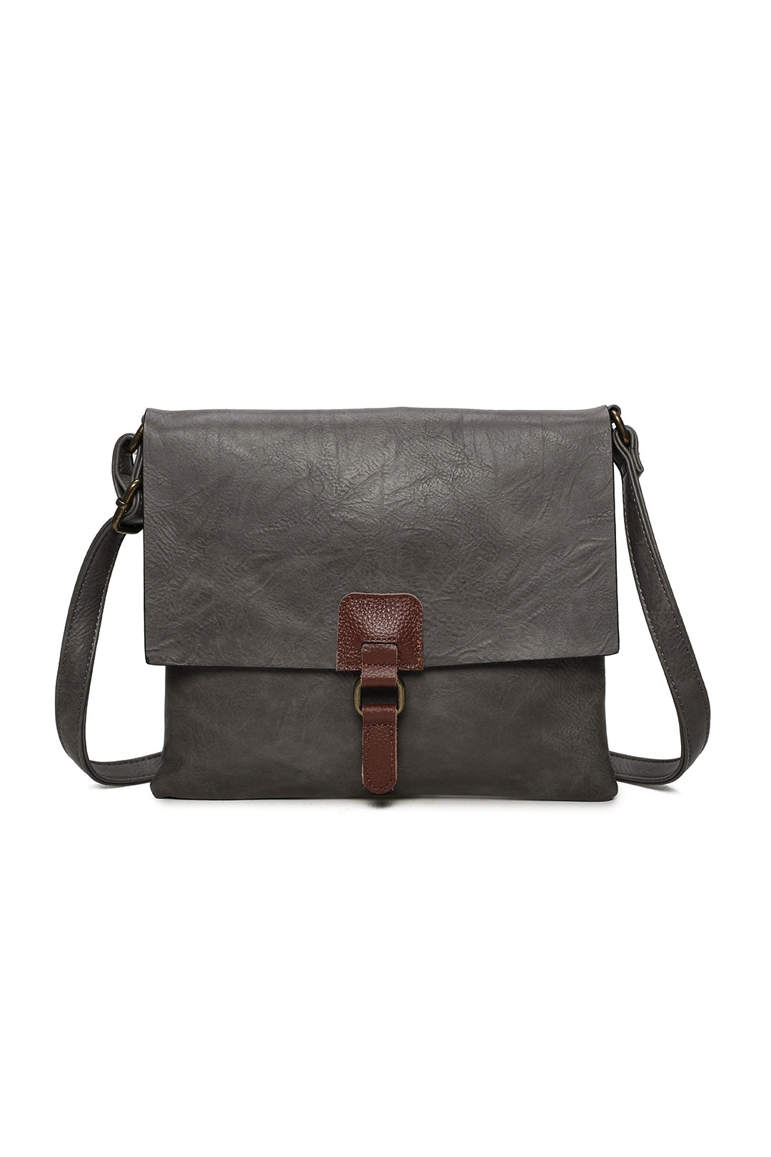 The Maven Crossbody Shoulder Bag With Real Leather Magnet Fastening - RB241022