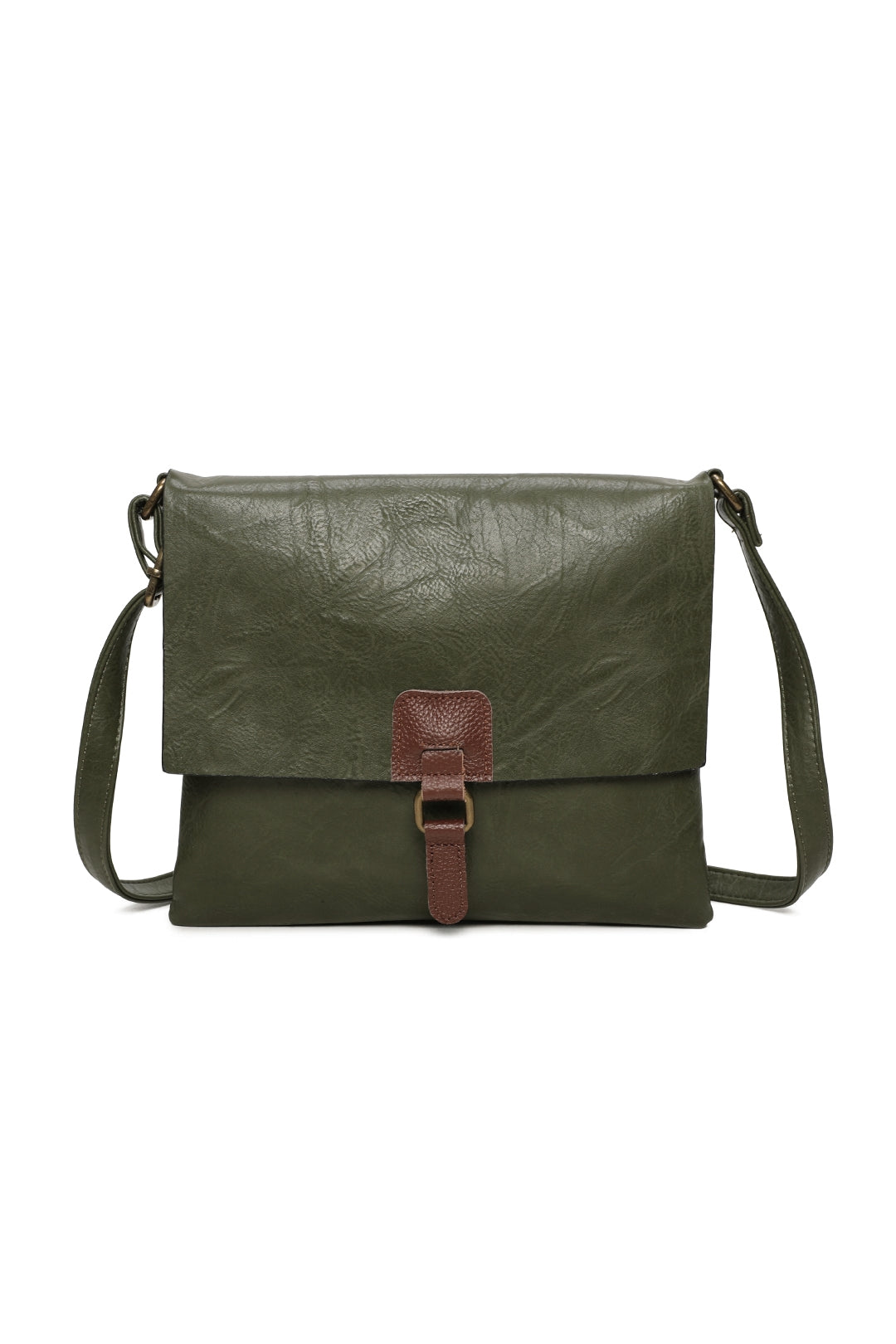 The Maven Crossbody Shoulder Bag With Real Leather Magnet Fastening - RB241022