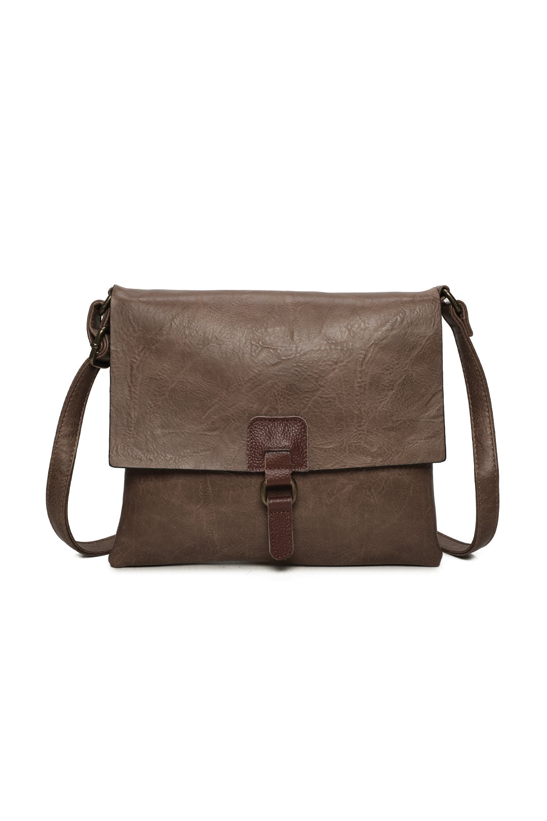 The Maven Crossbody Shoulder Bag With Real Leather Magnet Fastening - RB241022