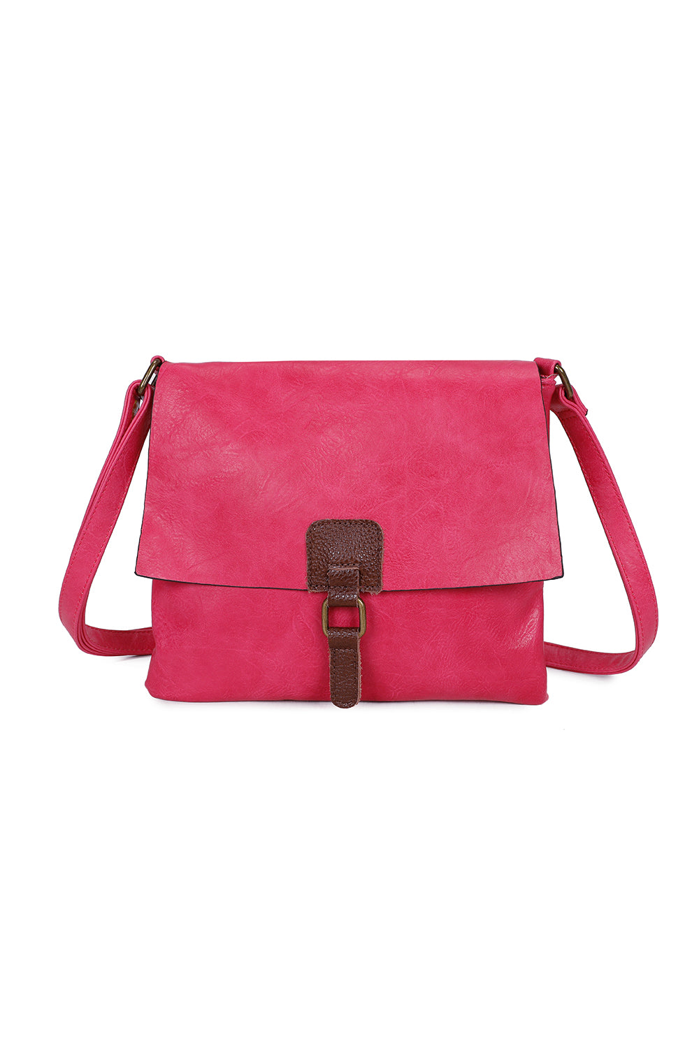 The Maven Crossbody Shoulder Bag With Real Leather Magnet Fastening - RB241022