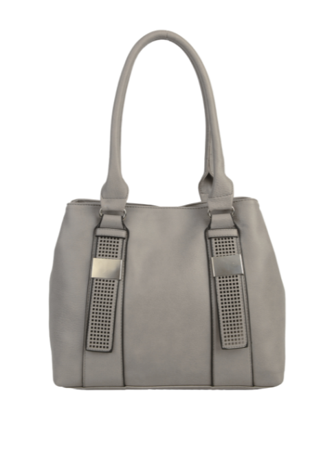 Daley PU Leather Dual Compartment Shoulder Tote Bag - RS17007