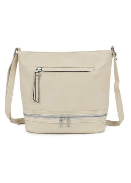 Ithnan Quadruple Zips Crossbody Messenger Bag with Canvas Strap (RY230950)