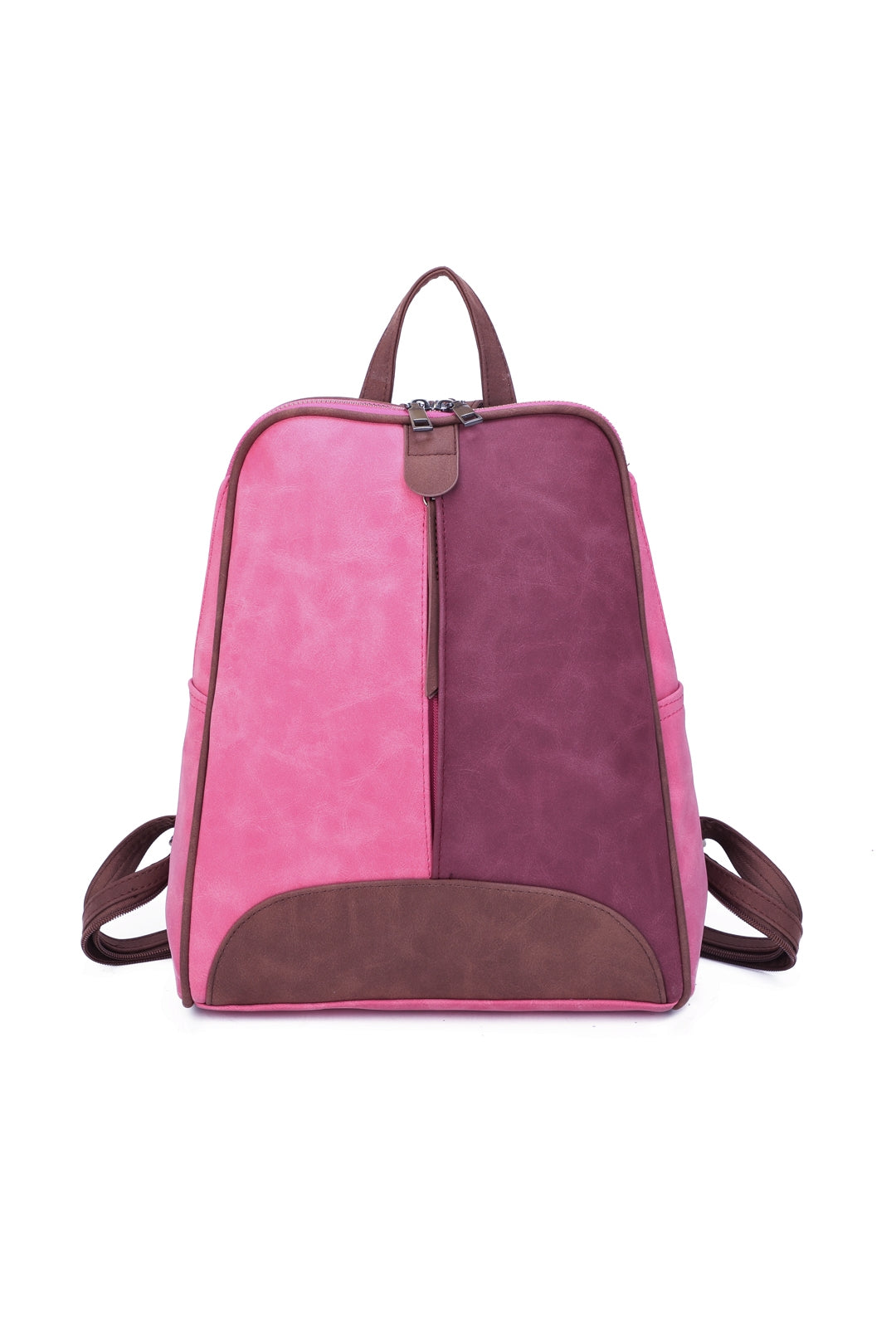 Zivaro Multi-Color Suede Leather Backpack - RW240456