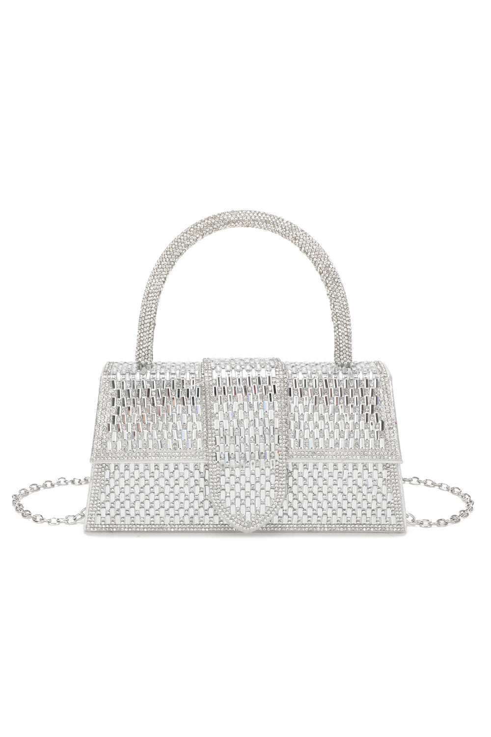 Starlace Top Handle Diamante Clutch Bag - RZ2533