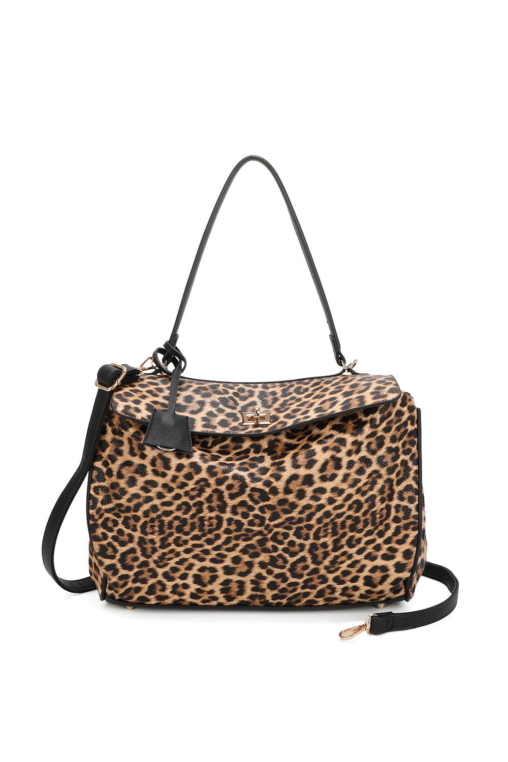 Marbella Leopard Print Shoulder Bag With Extra Removable Strap - RB250466