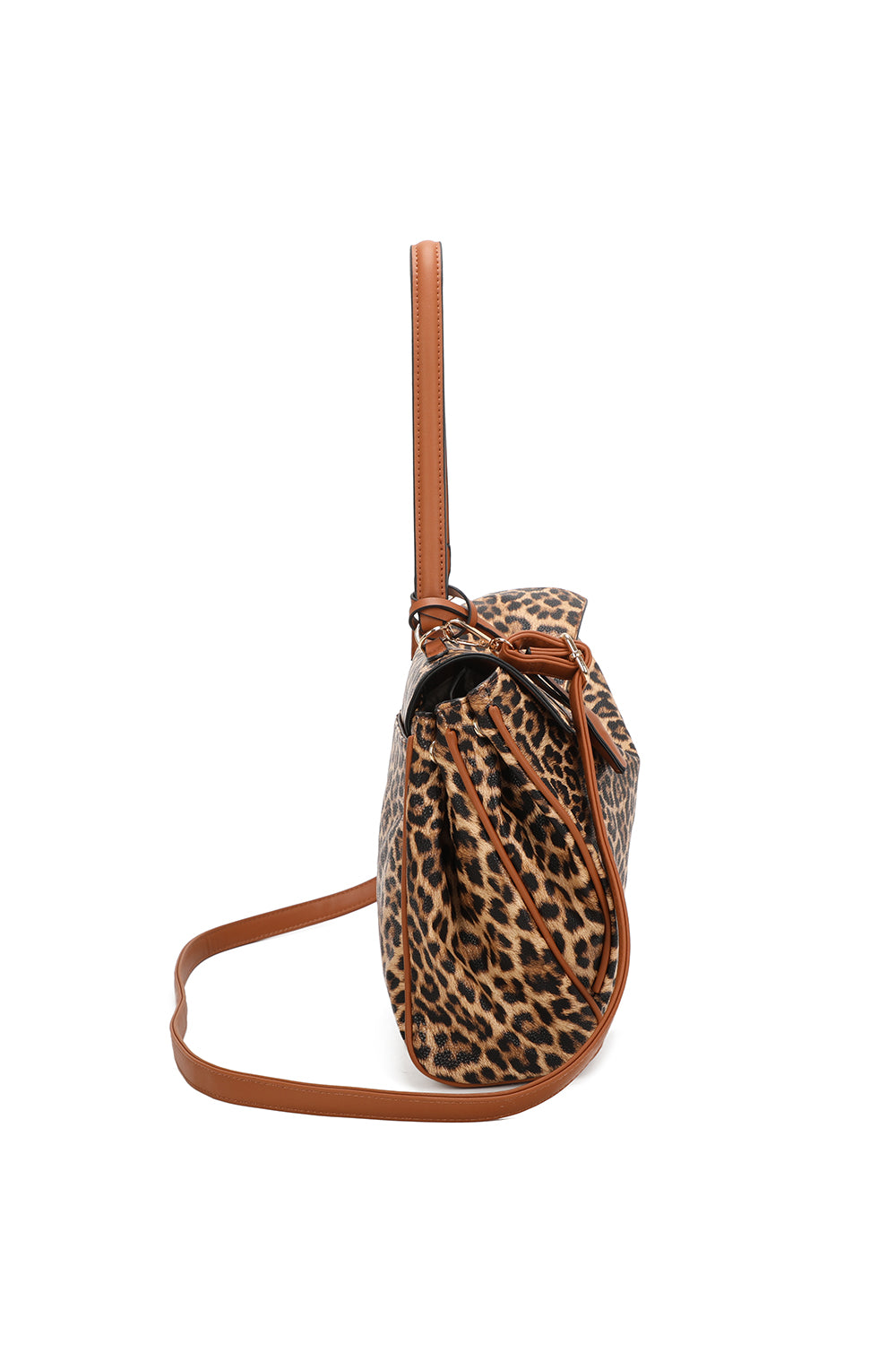 Marbella Leopard Print Shoulder Bag With Extra Removable Strap - RB250466
