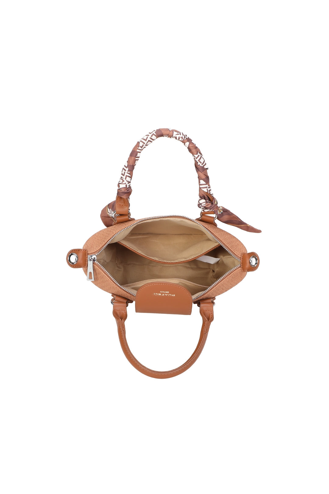 Ardenelle Large Shoulder Scarf Wrapped Top Handle Bag - RY250967