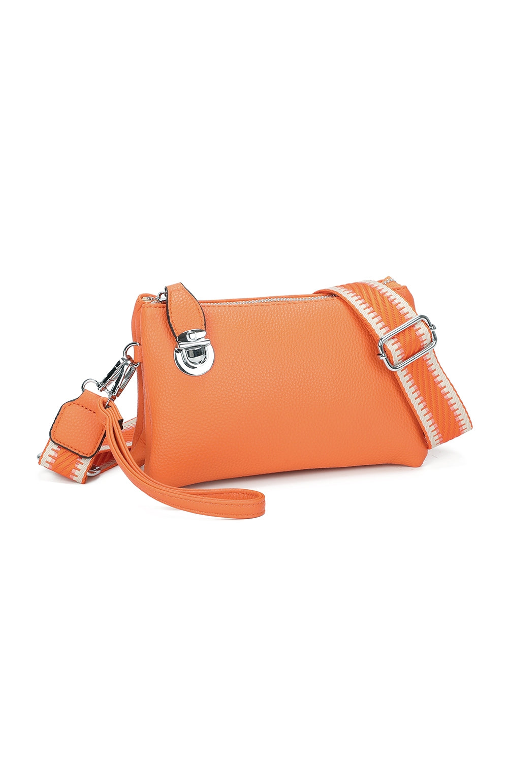 Lunaris Triple Compartment Crossbody Bag With A Fixed Lock - RM250612