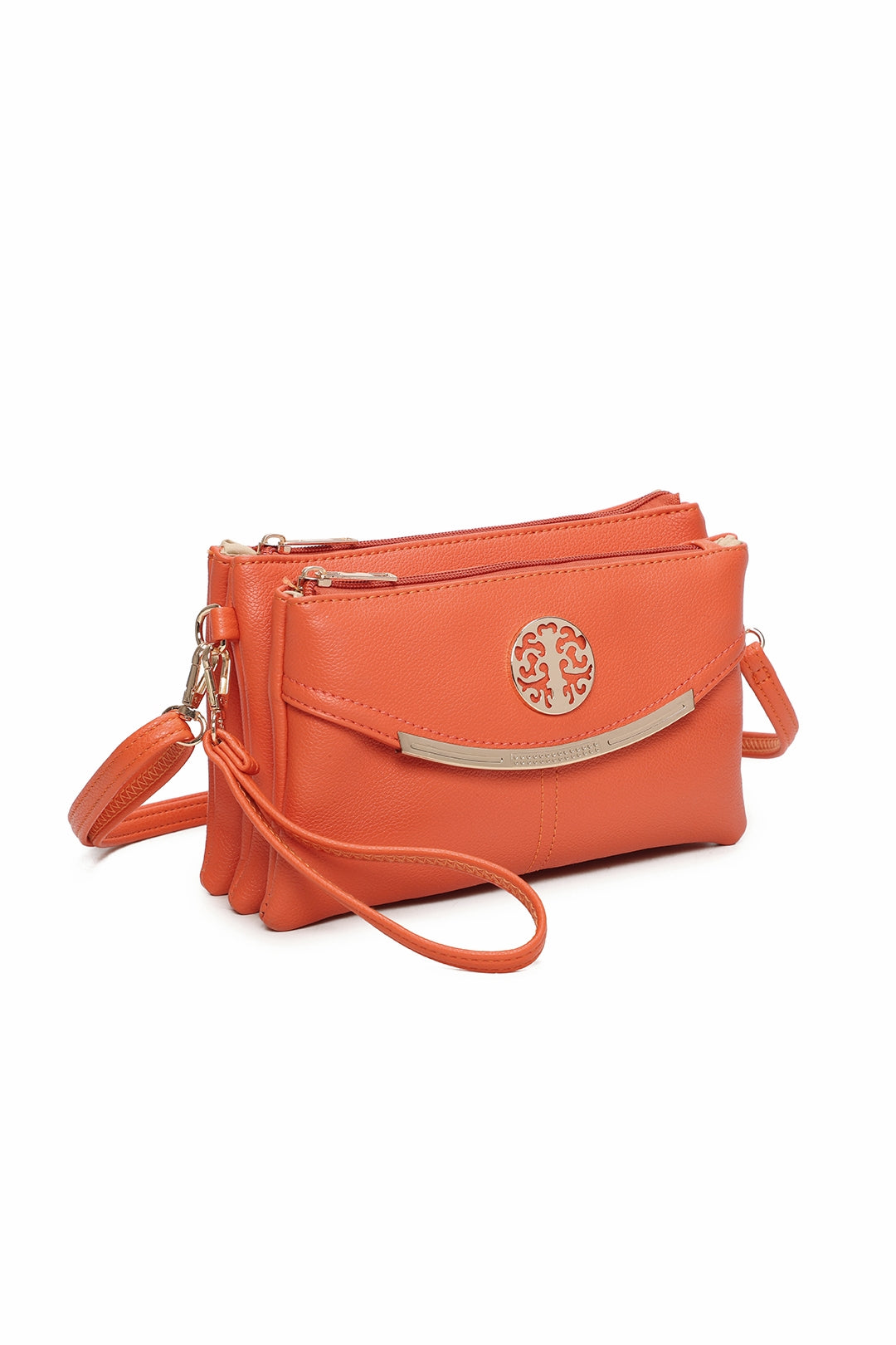 Noveau Triple Compartment Crossbody Bag - RB15111