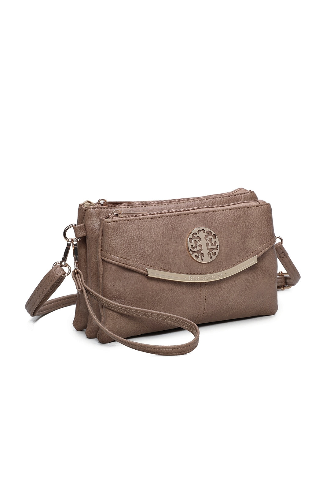 Noveau Triple Compartment Crossbody Bag - RB15111