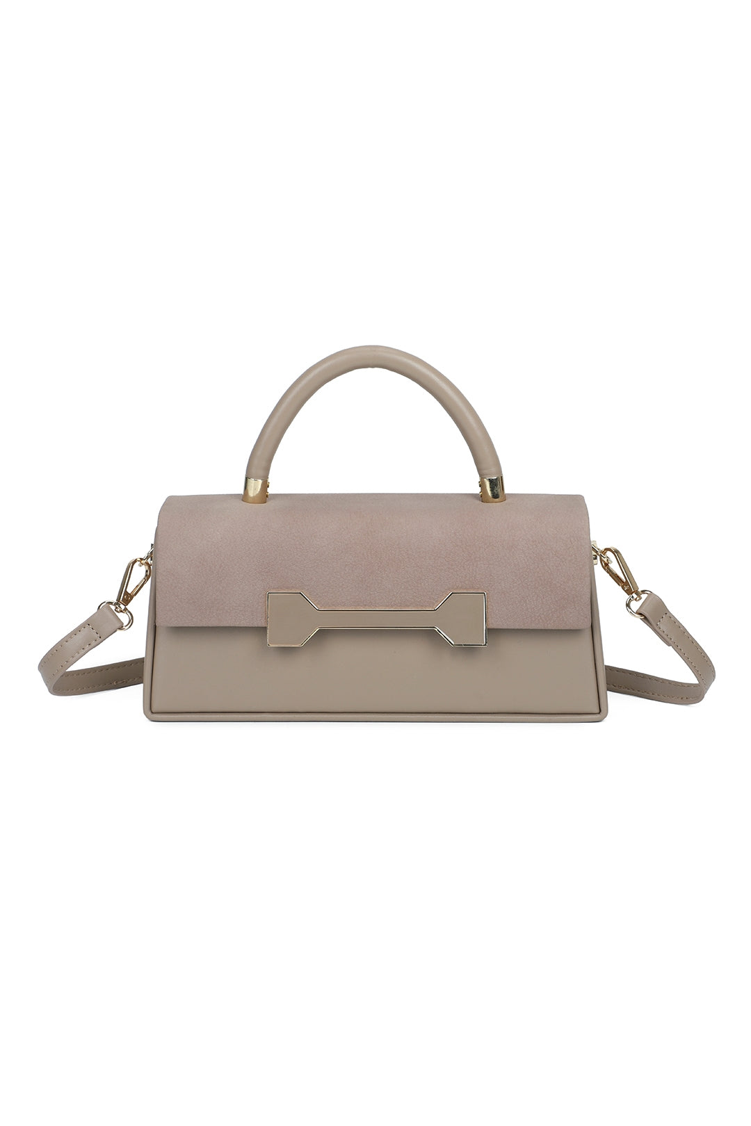 Delphine PU Leathe Top Handle Crossbody Bag - RY260537