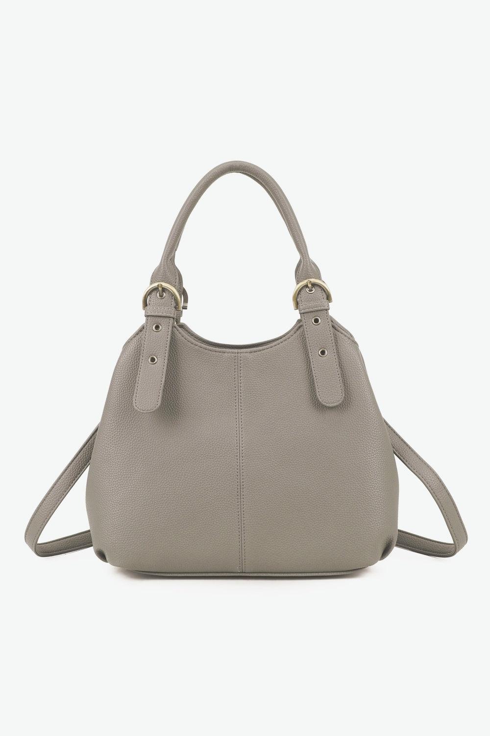 Drei Triple Compartments PU Leather Convertible Shoulder Tote Bag with Adjustable Straps(RX140732)