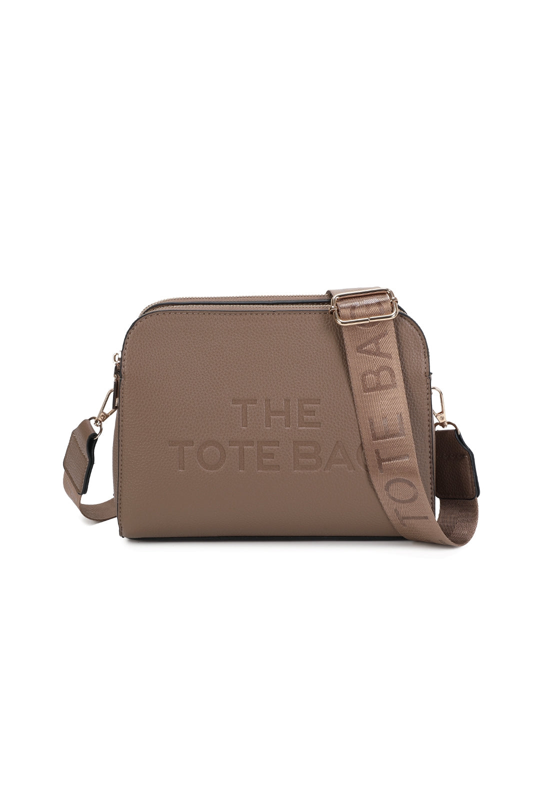 Verity Three Zipped Sections Triple Compartments Crossbody Tote Bag - RM230417