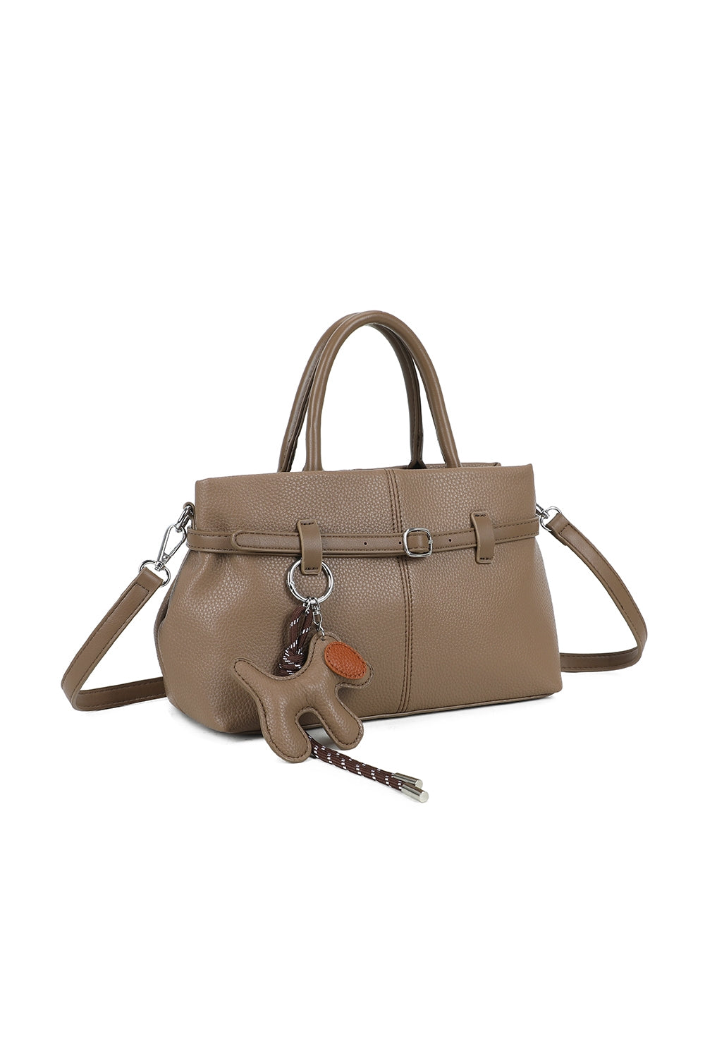 Civetta PU Leather Crossbody Bag With A Dog Charm - RX250582