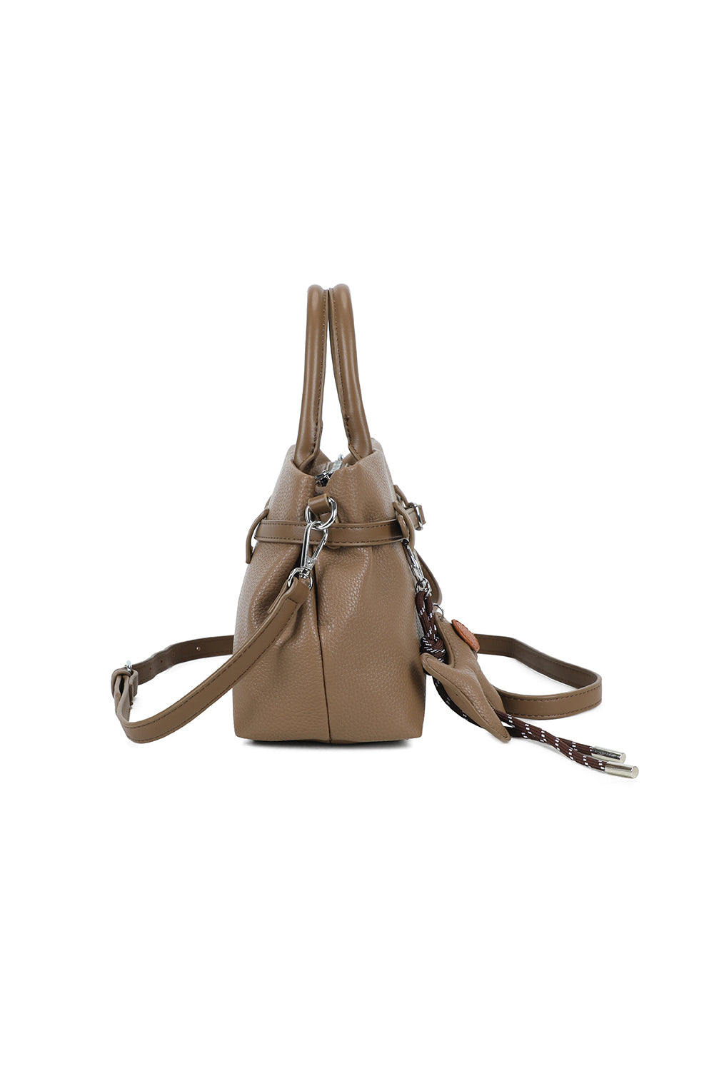 Civetta PU Leather Crossbody Bag With A Dog Charm - RX250582