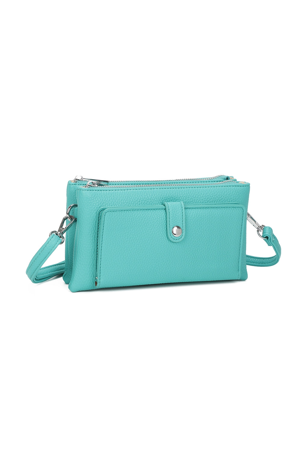 Evia PU Leather Double Compartment Crossbody Wallet Bag - RM250501