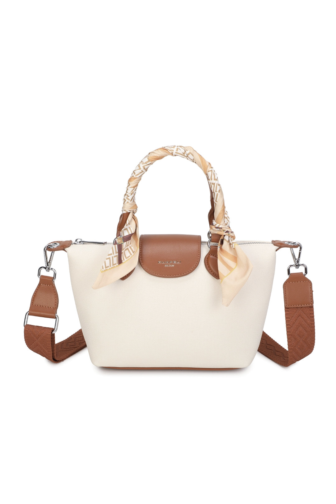 Ardenelle Large Shoulder Scarf Wrapped Top Handle Bag - RY250967