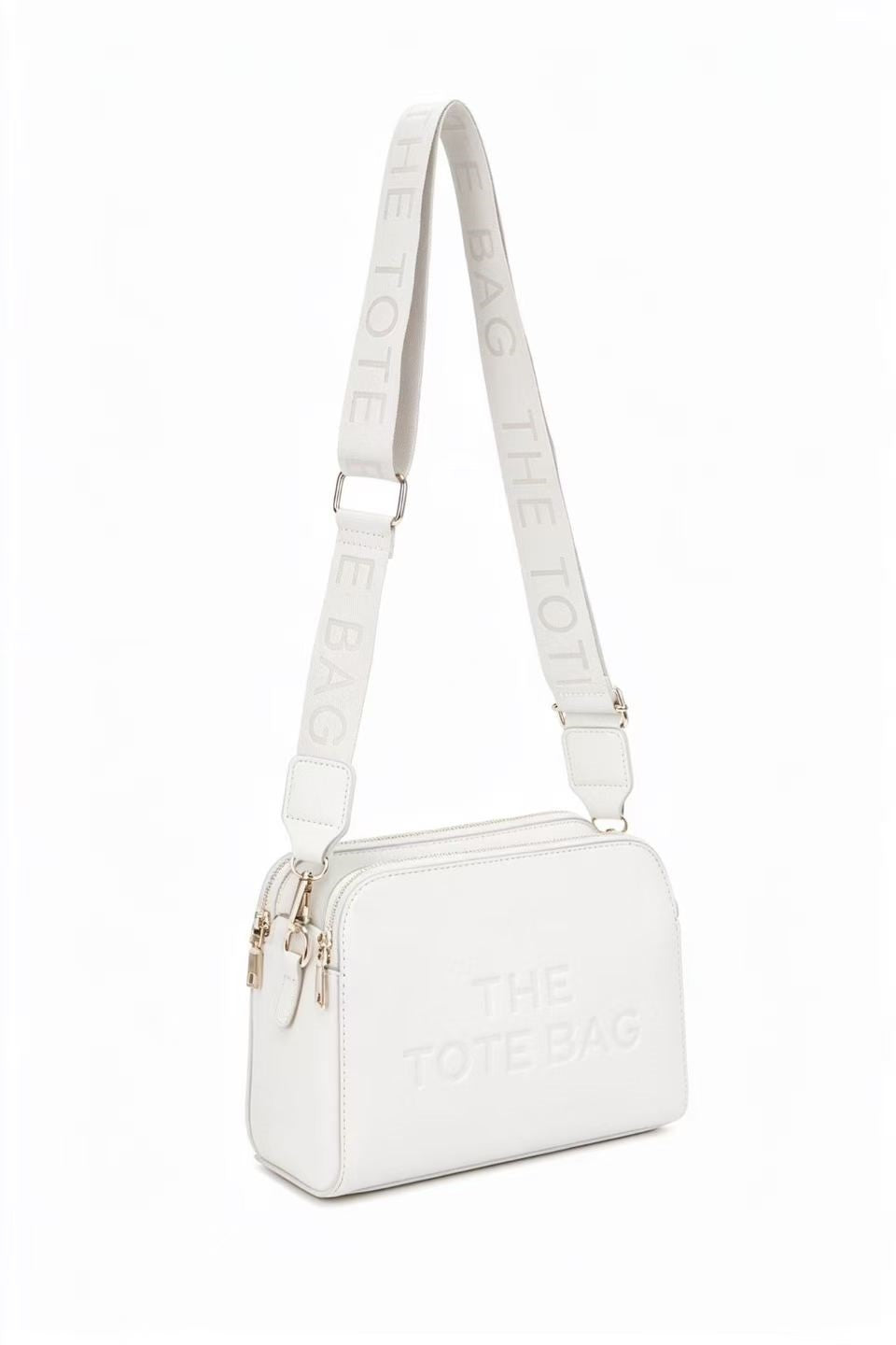 Verity Three Zipped Sections Triple Compartments Crossbody Tote Bag - RM230417