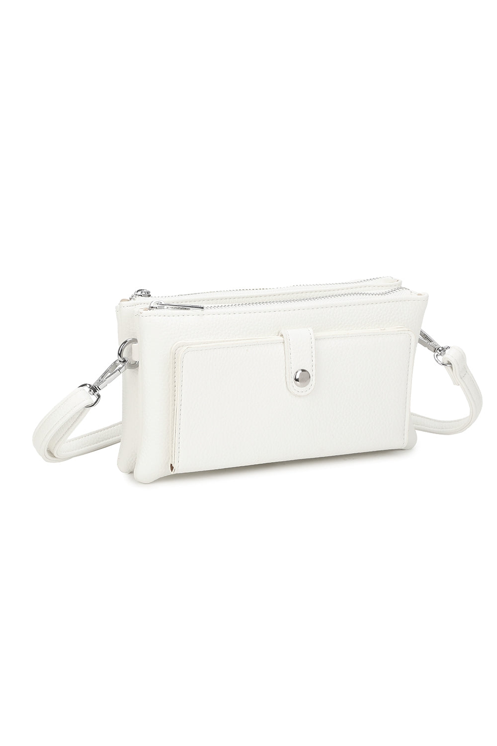 Evia PU Leather Double Compartment Crossbody Wallet Bag - RM250501
