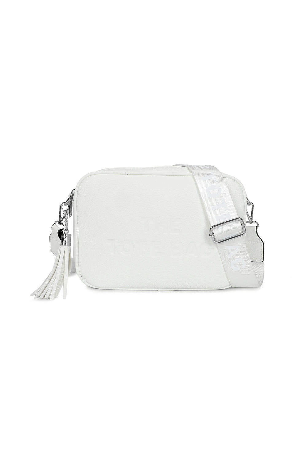 Korrae PU Leather Tassel Strap Crossbody Tote Bag - RB241035