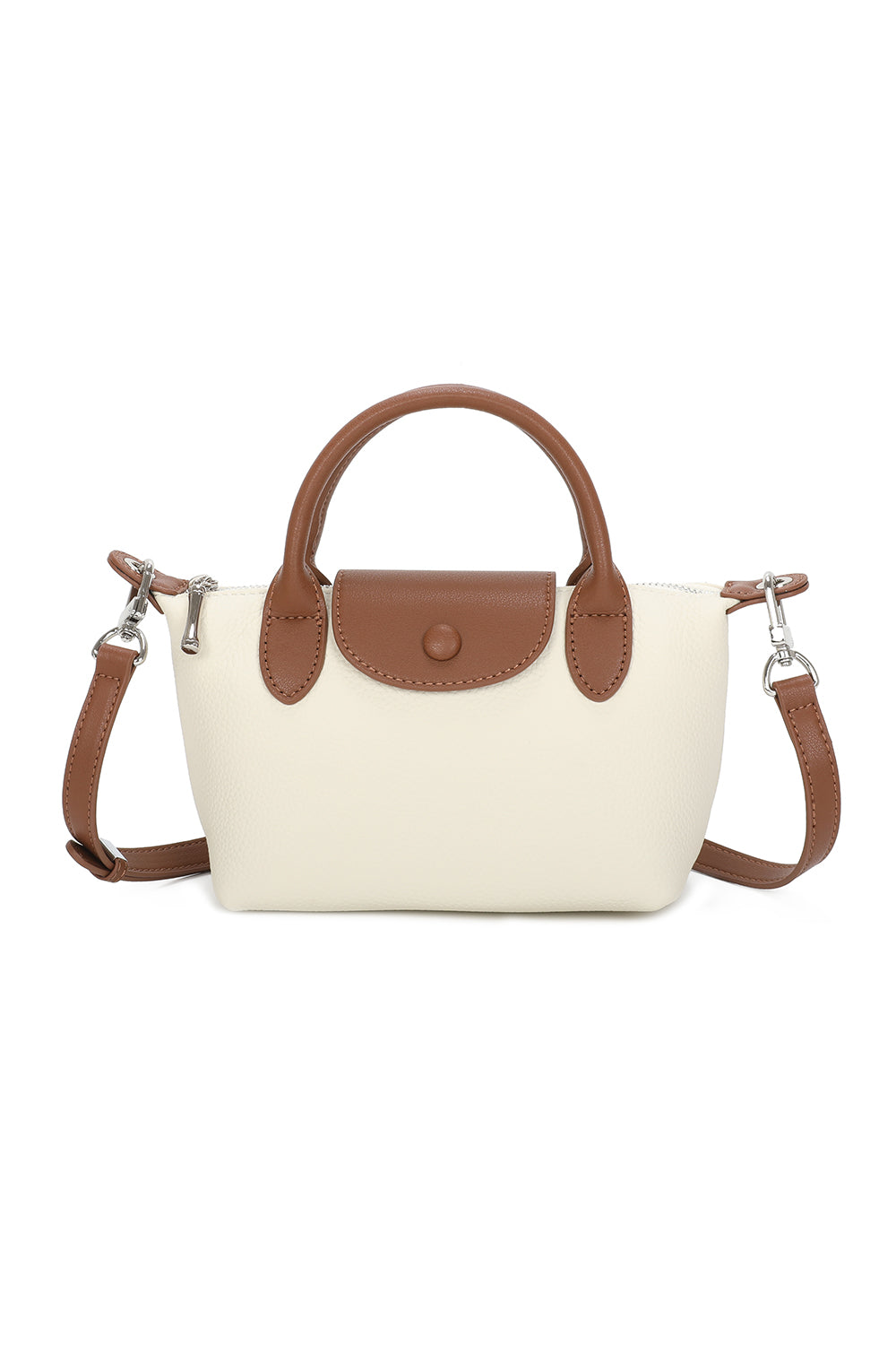 Ria Leather Mini Shoulder Top Handle Bag