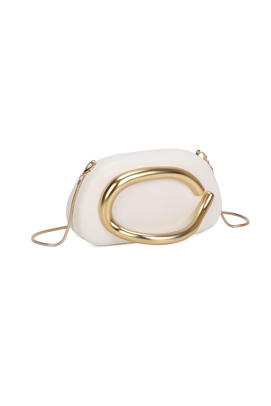 Odette Small PU Leather Handle Clutch Bag - RH311P